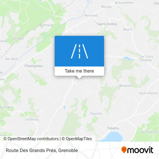 Route Des Grands Prés map