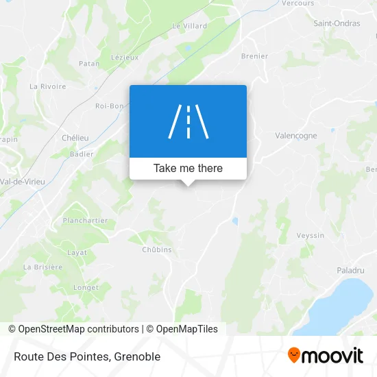 Route Des Pointes map