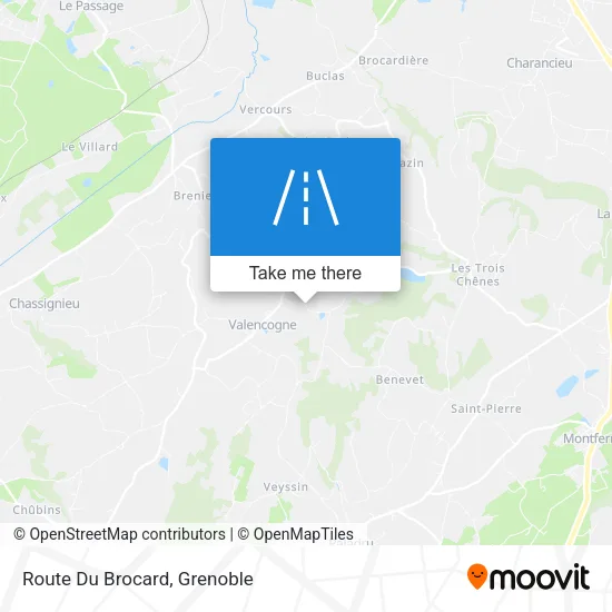 Route Du Brocard map