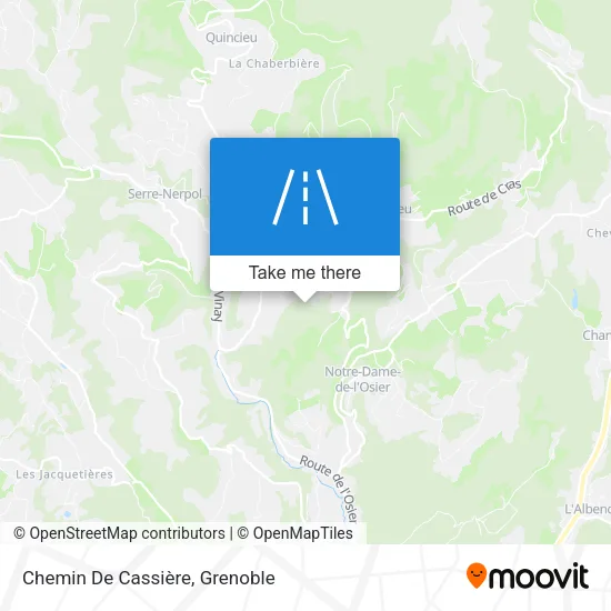 Chemin De Cassière map