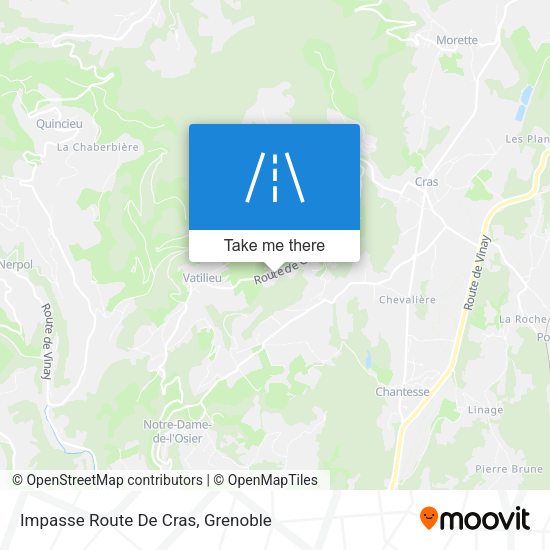 Impasse Route De Cras map
