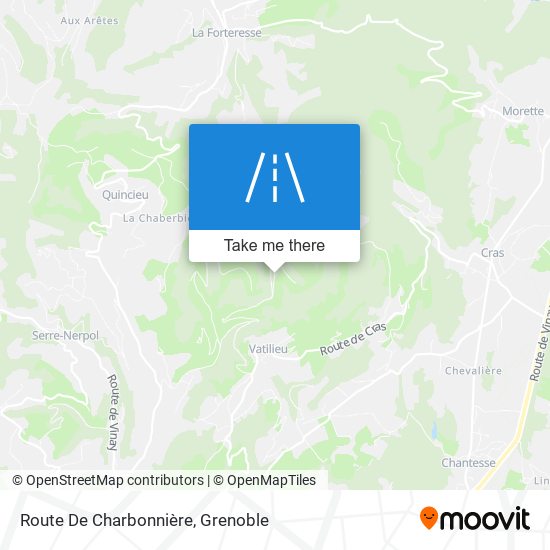Route De Charbonnière map