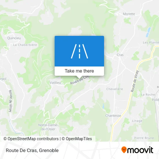 Route De Cras map