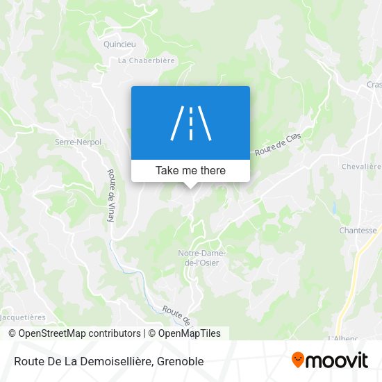 Route De La Demoisellière map