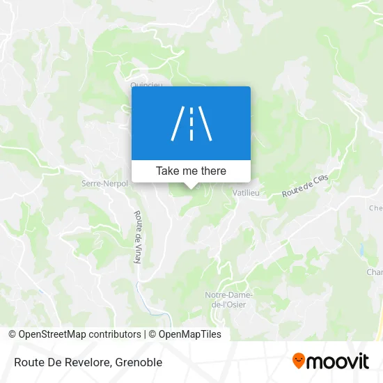 Route De Revelore map