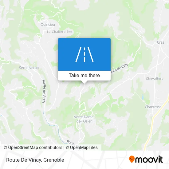 Route De Vinay map