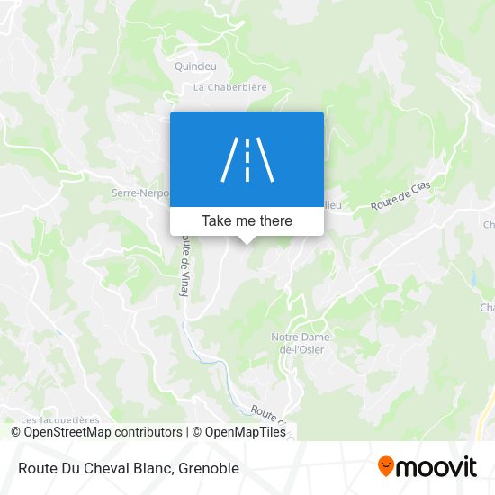 Route Du Cheval Blanc map