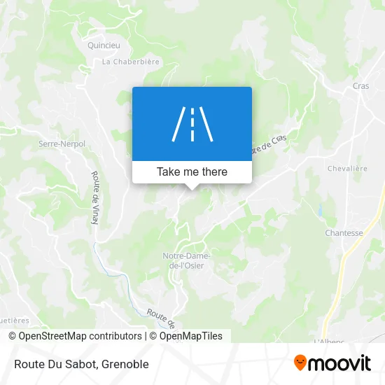 Route Du Sabot map