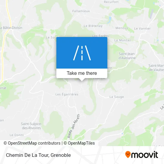 Chemin De La Tour map