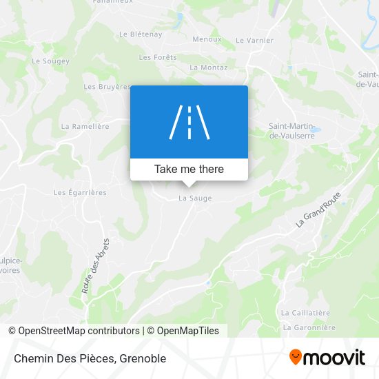 Chemin Des Pièces map