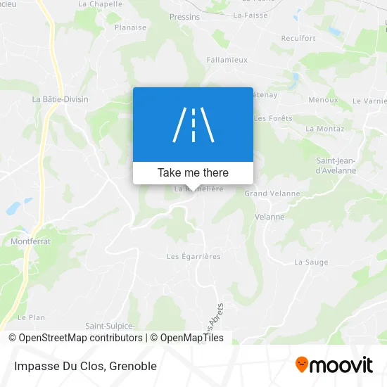 Impasse Du Clos map