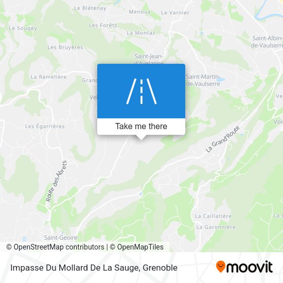 Impasse Du Mollard De La Sauge map
