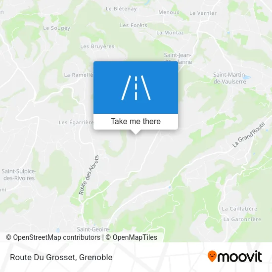 Route Du Grosset map
