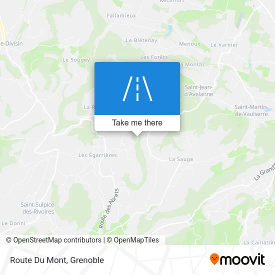 Route Du Mont map