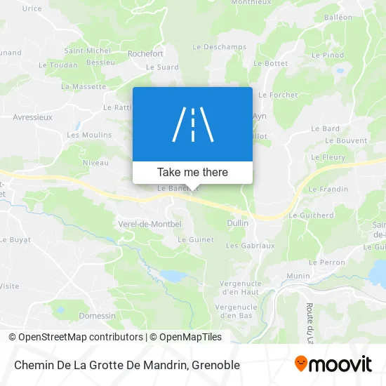 Chemin De La Grotte De Mandrin map