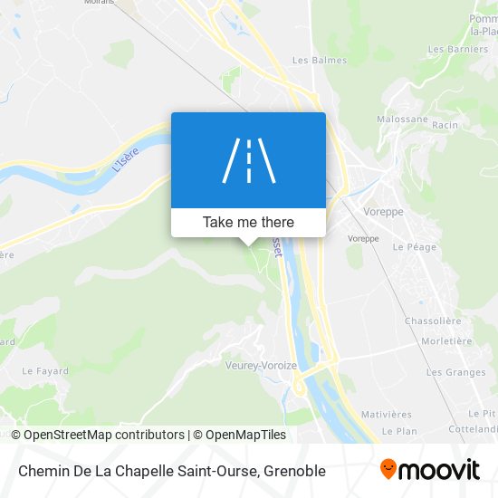Chemin De La Chapelle Saint-Ourse map