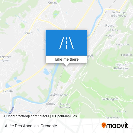 Allée Des Ancolies map