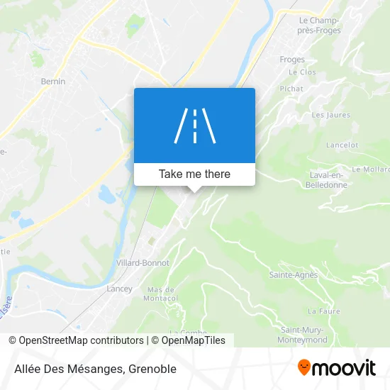 Allée Des Mésanges map