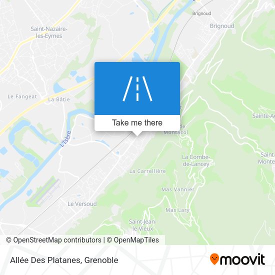 Allée Des Platanes map