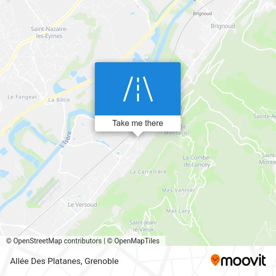 Allée Des Platanes map