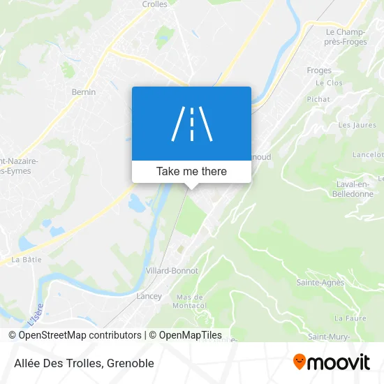 Allée Des Trolles map