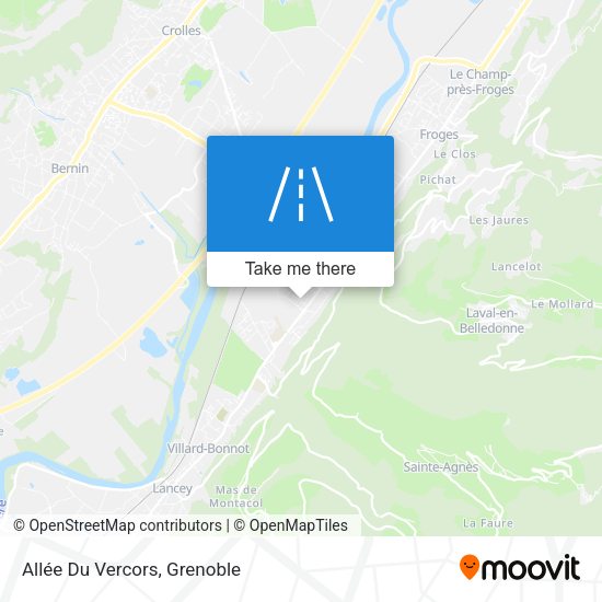 Allée Du Vercors map