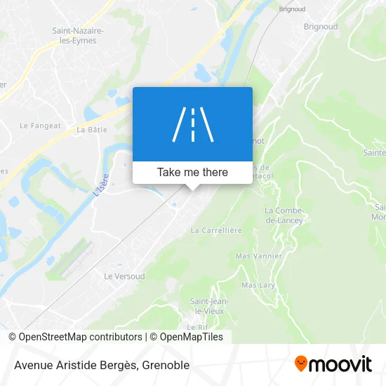 Avenue Aristide Bergès map