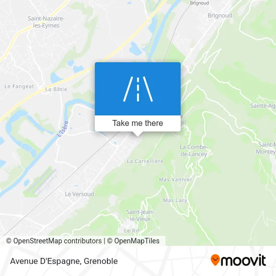 Avenue D'Espagne map