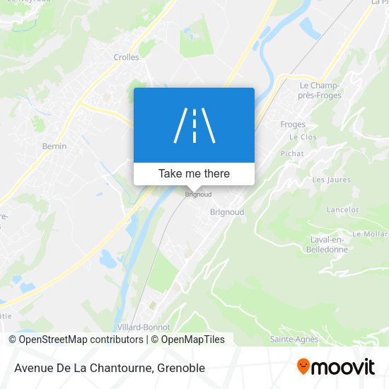 Avenue De La Chantourne map