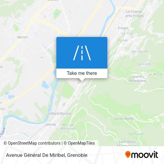 Avenue Général De Miribel map