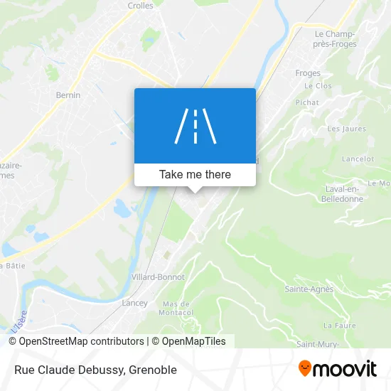 Rue Claude Debussy map