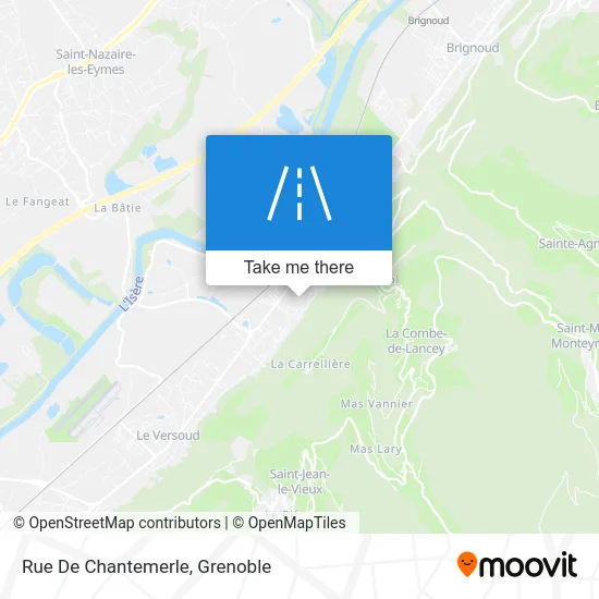 Rue De Chantemerle map