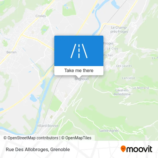 Rue Des Allobroges map