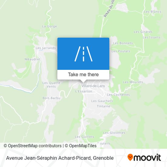Avenue Jean-Séraphin Achard-Picard map