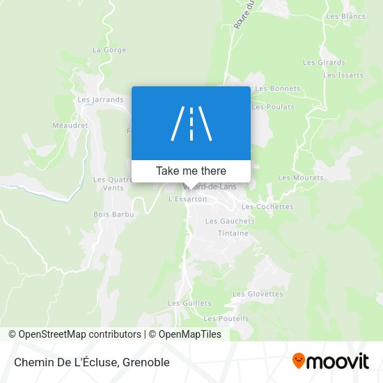 Chemin De L'Écluse map