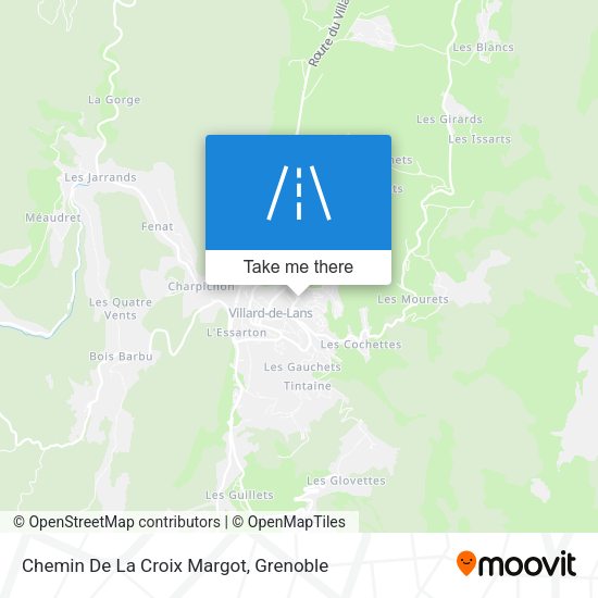 Chemin De La Croix Margot map