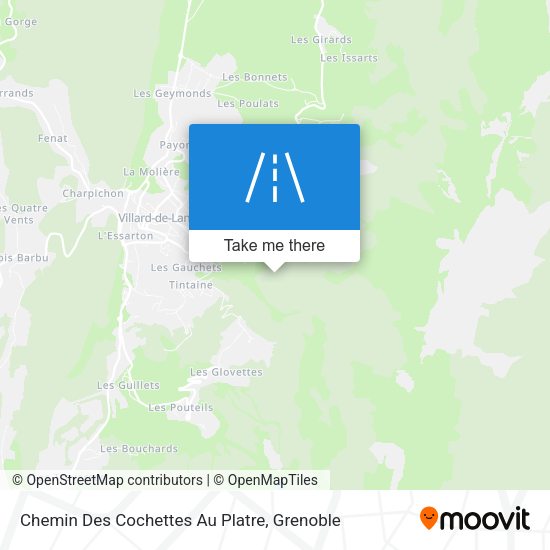 Chemin Des Cochettes Au Platre map