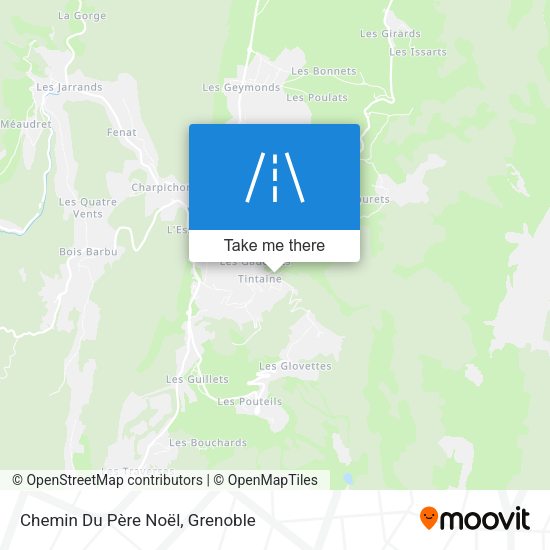 Chemin Du Père Noël map