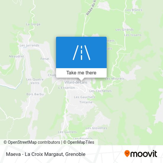 Maeva - La Croix Margaut map