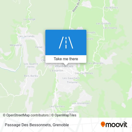 Passage Des Bessonnets map