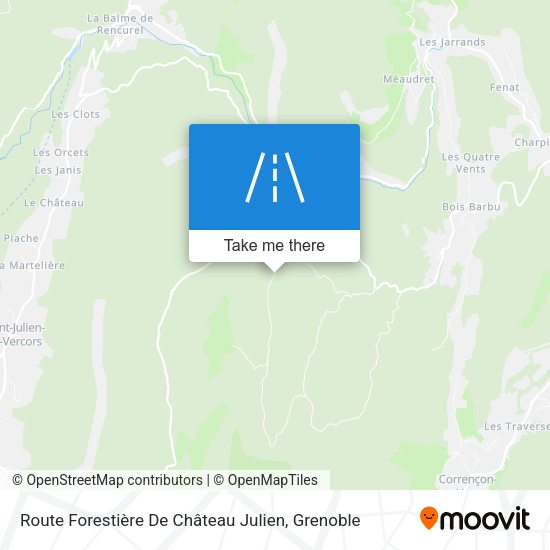 Route Forestière De Château Julien map