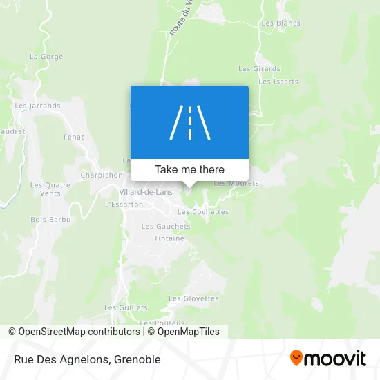 Rue Des Agnelons map