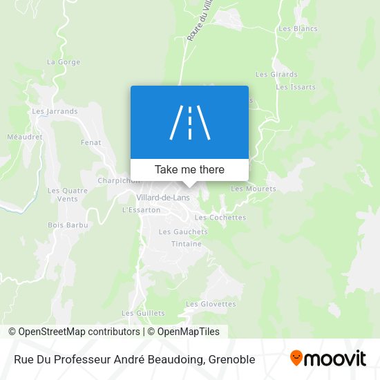 Rue Du Professeur André Beaudoing map