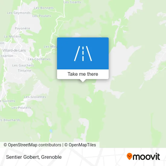 Sentier Gobert map