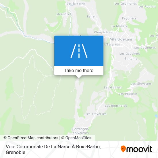 Voie Communale De La Narce À Bois-Barbu map
