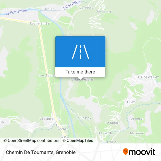 Chemin De Tournants map