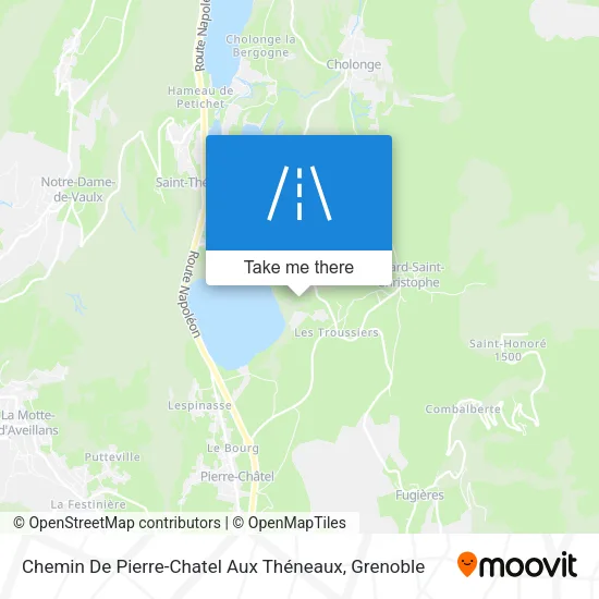 Chemin De Pierre-Chatel Aux Théneaux map