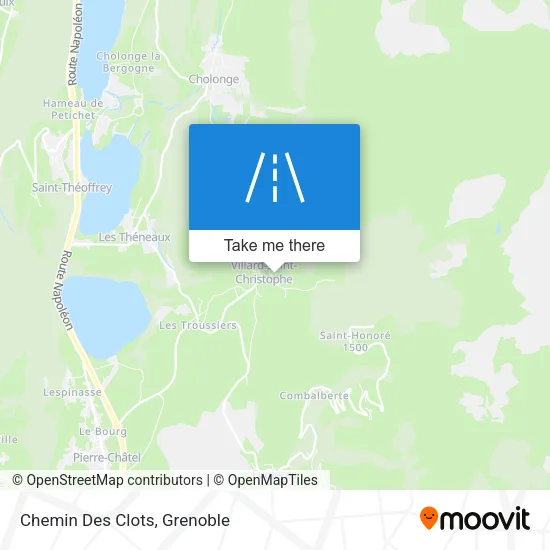 Chemin Des Clots map