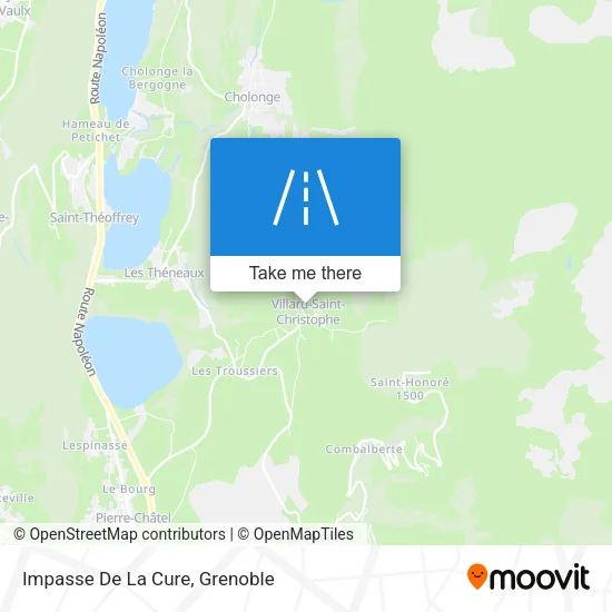 Impasse De La Cure map