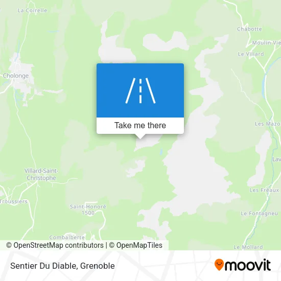 Sentier Du Diable map